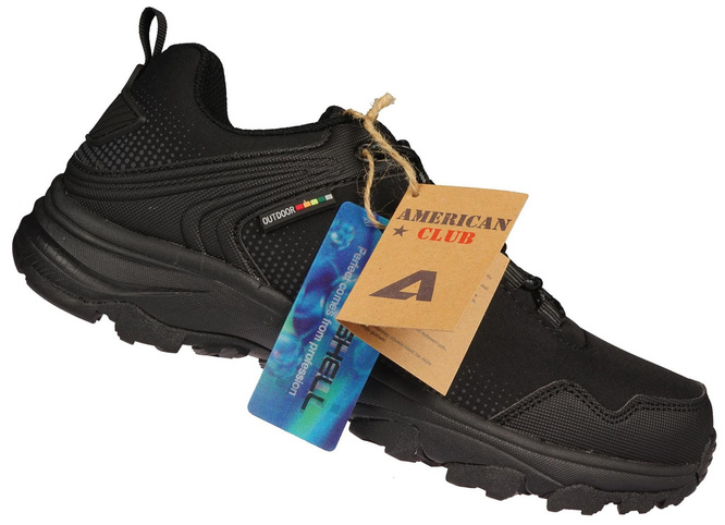 Sports shoes for sizes American Club RHL-84-85-86-87 black size 36-46