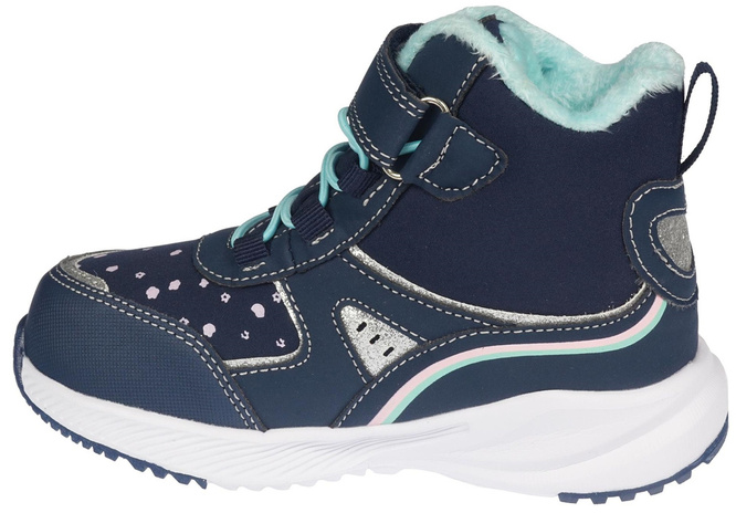 American Club BRL-92 gray and navy blue children's winter shoes, size 28-32