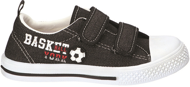 Tenisówki dziecięce American Club CTEN-177 czarne i granatowe rozm.31-35