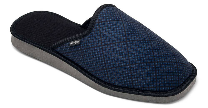 Pantofle męskie Meteor MV257 MACIEK granatowe rozm.40-45