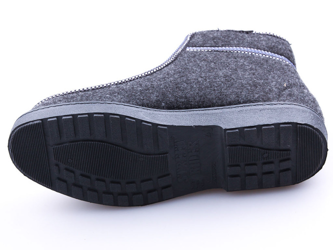 Gray slippers for women Skarpol DTATRZANKAGY, size 37-41