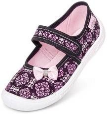 Tenisówki dziecięce Viggami BEATA DRUK czarne rozm.26-36