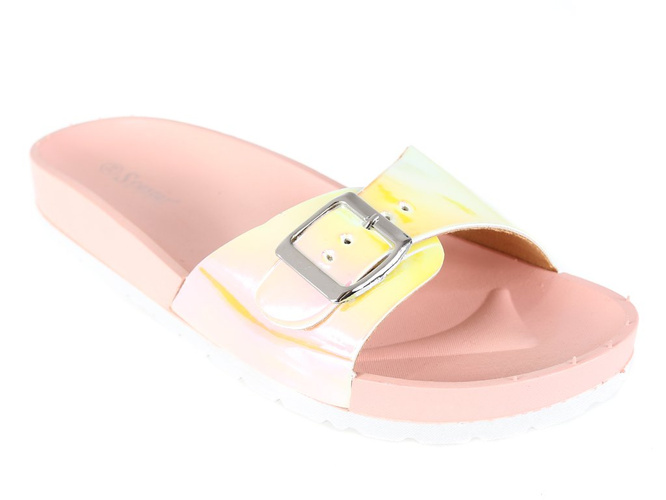 SeaStar DBDG27PPI women's pool slippers pink, holographic, size 36-41