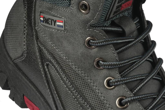 Buty zimowe męskie Meideli MU13101-2GY szare rozm.40-46