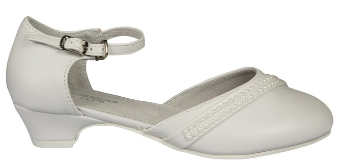 Girls' shoes American Club CKOM-41 white, size 33-38