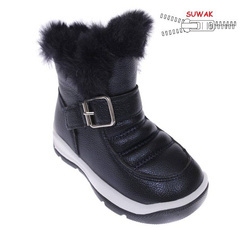 Children's winter shoes Clibee AH-217DBU navy blue size 22-27