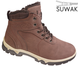 Men’s winter boots **Le Scarpe MA8099-8** brown, sizes **41–46**