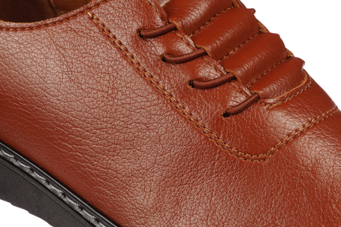 Półbuty damskie Le Scarpe DA7286-16 brązowe rozm.36-41