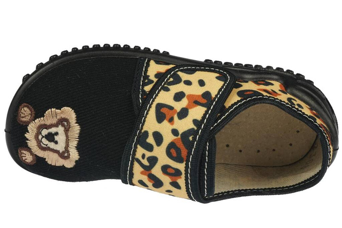 ZetPol LION 1 children's sneakers black and beige size 20-27