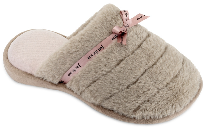 Women’s Slippers Meteor DV260 RIBBON beige sizes 36-40