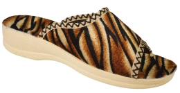 Women's textile slippers Fatex DF2502 navy blue size 36-41