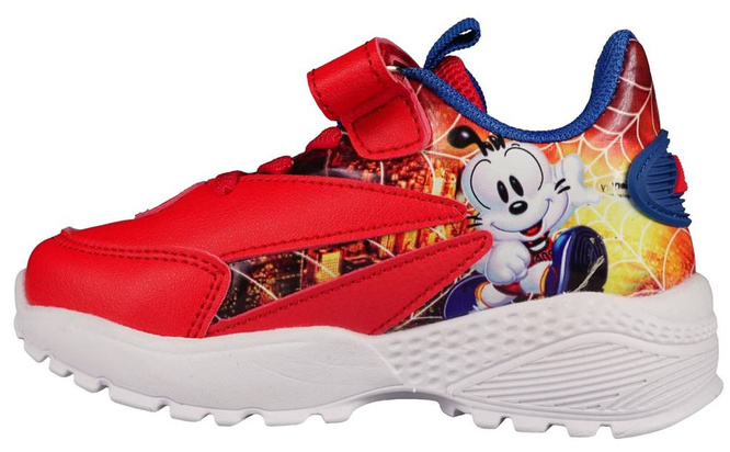 American Club ABD-07 children's sports shoes red and navy blue, size 22-26