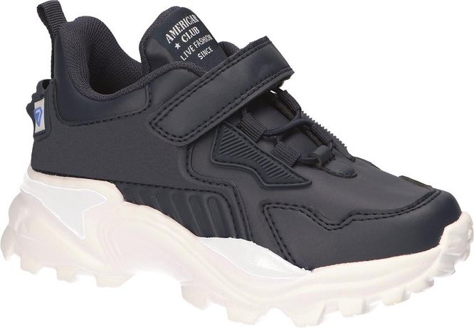 Buty sportowe dziecięce American Club CAA-17 czarne i granatowe rozm.32-36