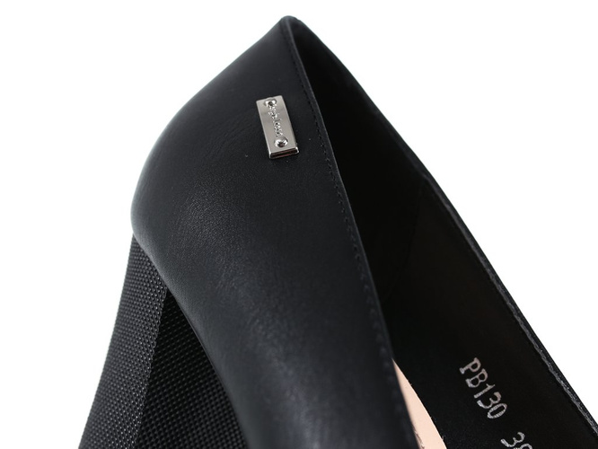 Women's pumps Sergio Leone DPB130CZPU black size 36-40