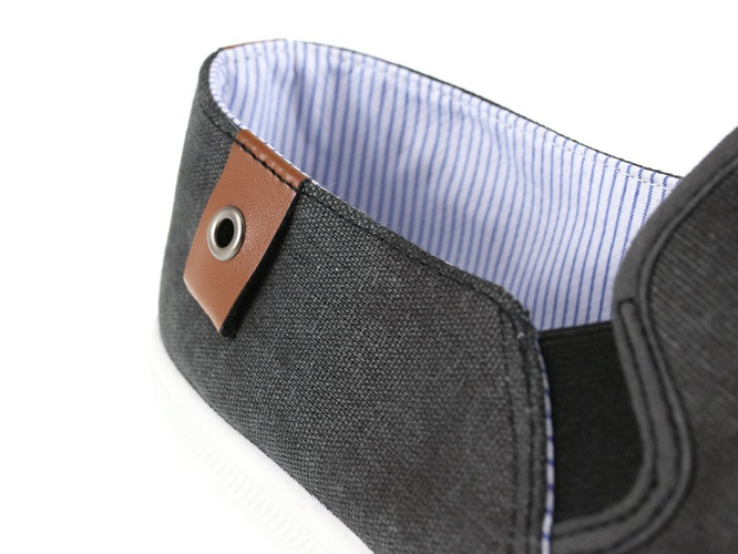 Tenisówki męskie Lano MT-4-0919BL czarne rozm.41-46