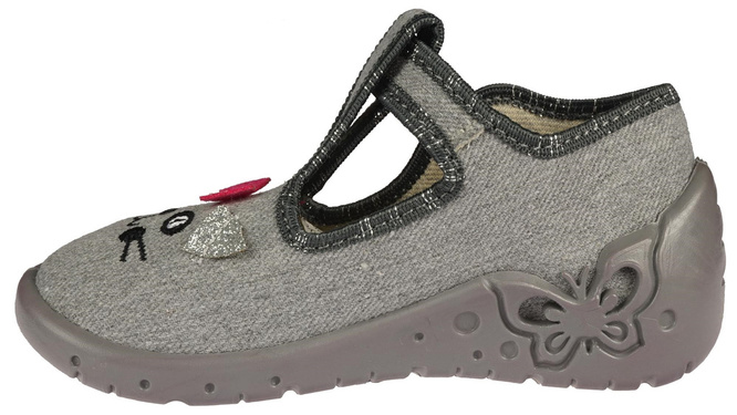 Gray ZetPol DARIA KOT children's sneakers, size 18-27