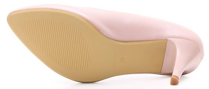 Women's high heels Sergio Leone D1399JROPE light pink size 36-41