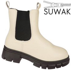 Children's winter shoes Apawwa CND727BE, beige, sizes 32-37