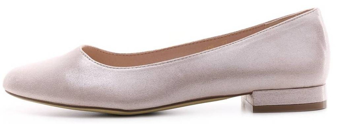 Baleriny damskie Sergio Leone DBL608BEZL beżowe rozm.36-41