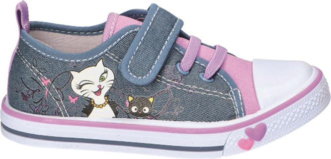 American Club BTEN-91 pink and blue children's sneakers, size 26-30