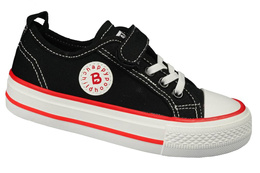 Children's sneakers BESSKY BMY009-3BBLRE black size 26-31