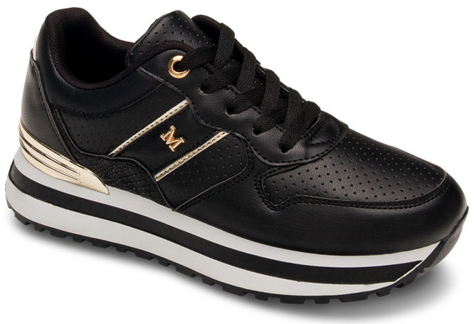 Skotnicki DA-3-5092BL women's sports shoes, black, sizes 36-41