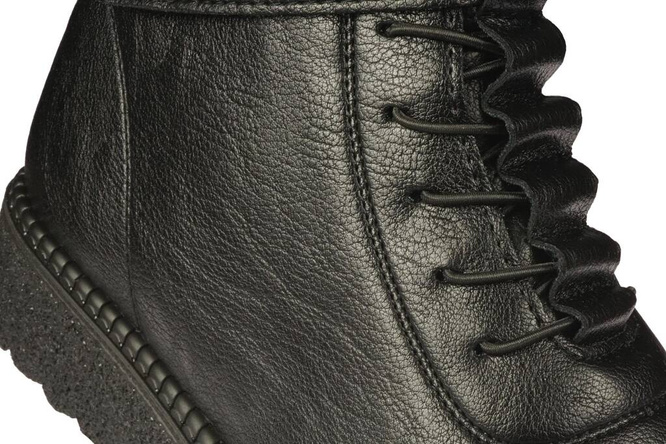 Le Scarpe DA7111-1BL women's winter shoes, black, sizes 36-41