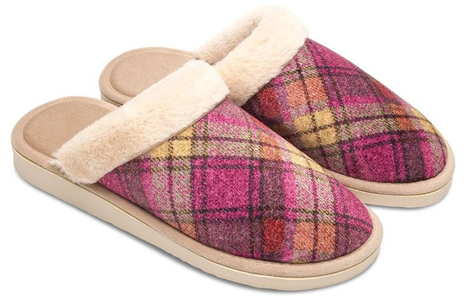 Meteor DV101 GRETA women's slippers brown, blue and pink, sizes 36-40