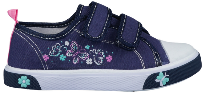 Tenisówki dziecięce American Club CTEN-145 czarne i granatowe rozm.31-35