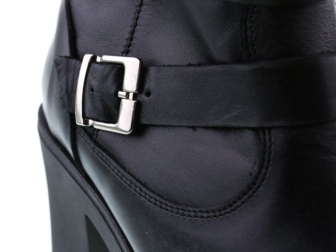 Winter boots for women Bratbut-Natalia D348CZLI black size 36-41