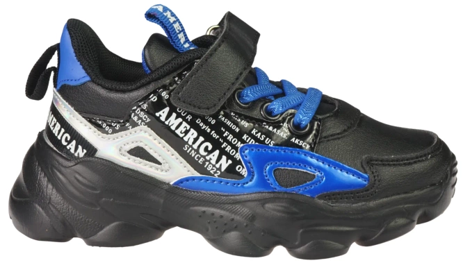 Children's sports shoes American Club BBD-04 blue, red size 27-31