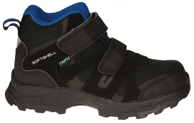 American Club BSN-32 black and navy blue children's winter shoes, size 28-32