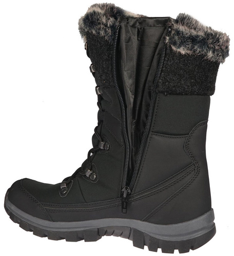 American Club DSN-36 women's winter shoes, black, sizes 37-41