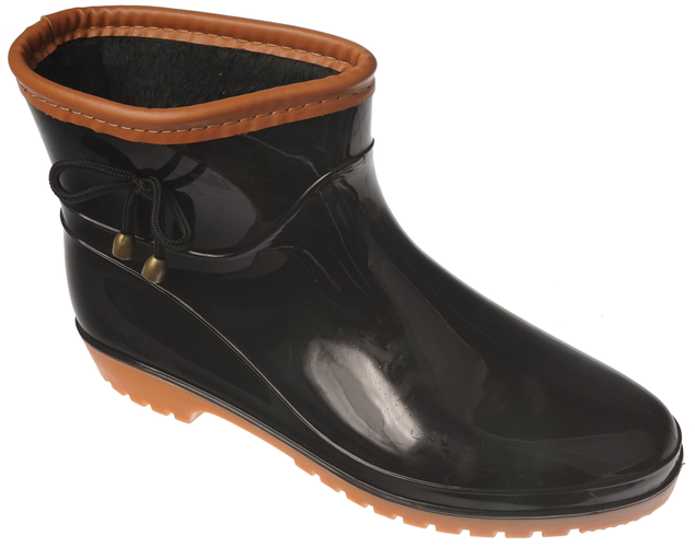 Women's insulated galoshes Lano DXK-07-3BLBL black size 36-41