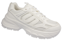 Buty sportowe damskie Kaleifang DCQ4136-2WH białe rozm.36-41
