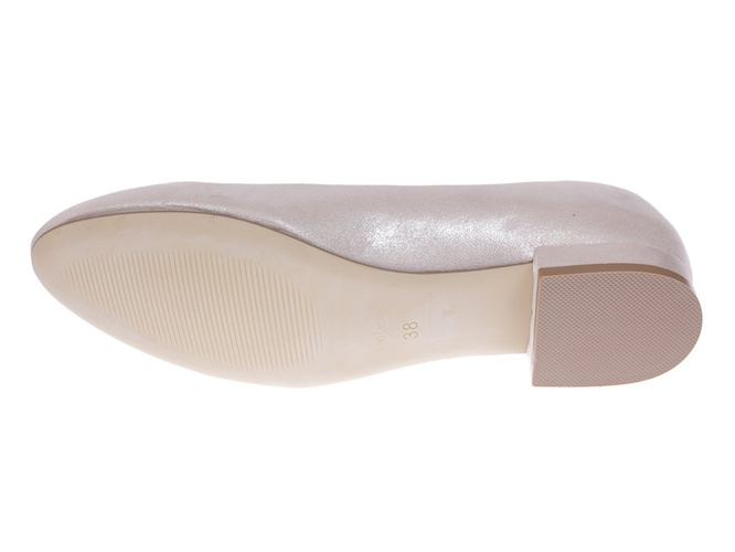 Baleriny damskie Sergio Leone DBL608BEZL beżowe rozm.36-41