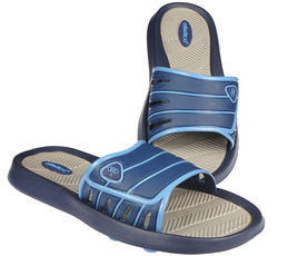 Klapki basenowe męskie Atletico R928 czarne i granatowe rozm.41-45