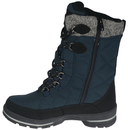 American Club CSN-14 children's winter shoes, size 32-36, navy blue and black