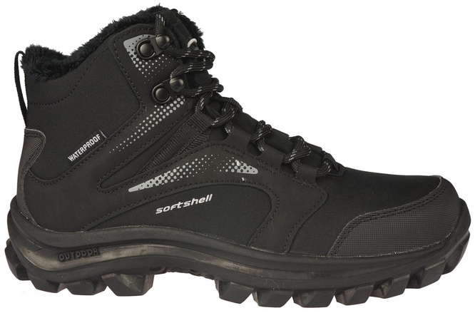 American Club DHL-149 youth trekking shoes black and black-pink size 36-41