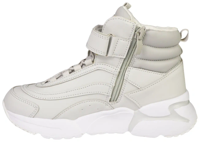 Children's winter shoes American Club CES-48, gray and pink, size 32-36