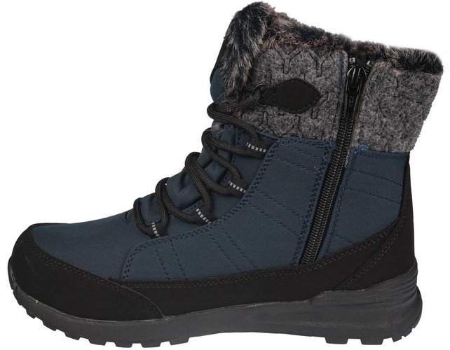 Buty zimowe damskie American Club DSN-27 granatowe rozm.37-41