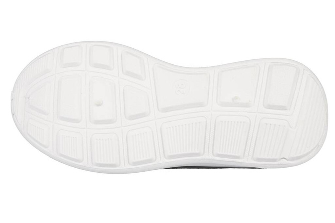 Apawwa BZ515BL children's sneakers, black, sizes 26-31