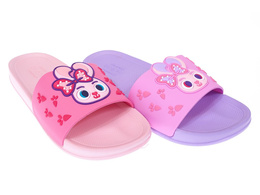 Atletico CB01-B children's pool slippers pink and purple, size 30-35