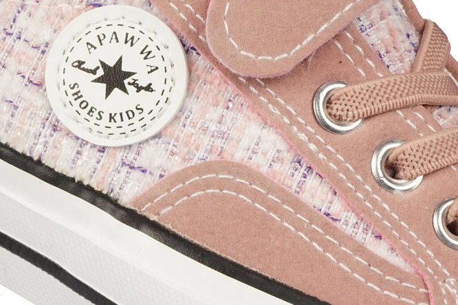 Children's sneakers Apawwa BRC358PI pink, size 26-31