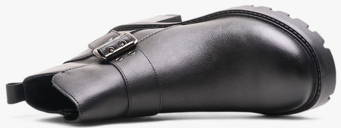 Sergio Leone DTR720-SCZ women's Chelsea boots black size 36-40