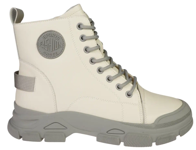 Women’s Ankle Boots Skotnicki DB-3-1502WHGY White Sizes 36–41