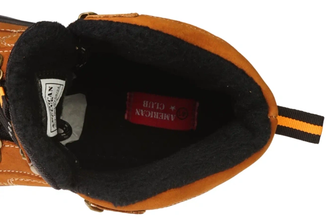 Men's winter shoes American Club MCY-58 black and brown size 41-45