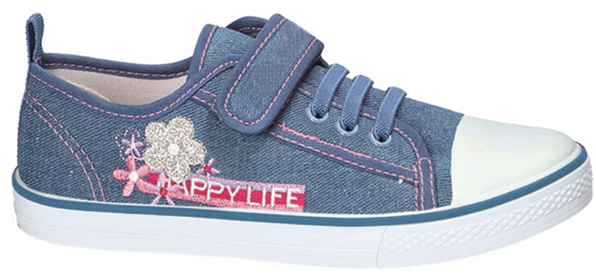 American Club CTEN-142 children's sneakers navy and blue size 31-35