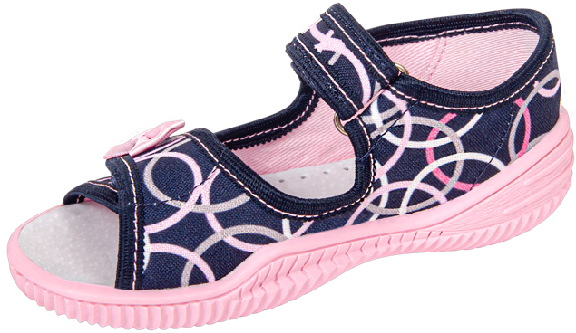 Children's sneakers Viggami BASIA DRUK navy blue size 26-30