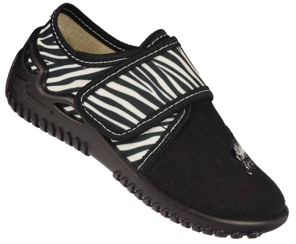 ZetPol ZEBRA children's sneakers, black, sizes 20-27